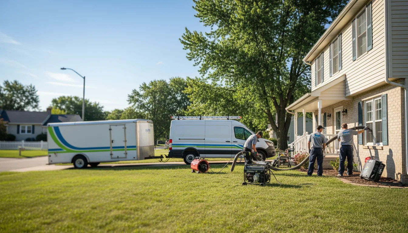Flooded Basement Restoration And Cleanup With Repair in Swayzee, IN near me